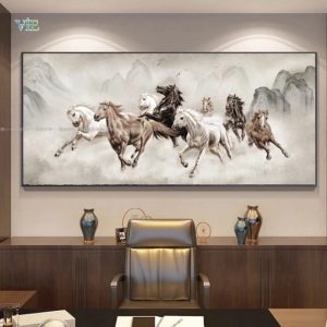 Tranh phong thuỷ mã đáo thành công - Tranh Vie VN022