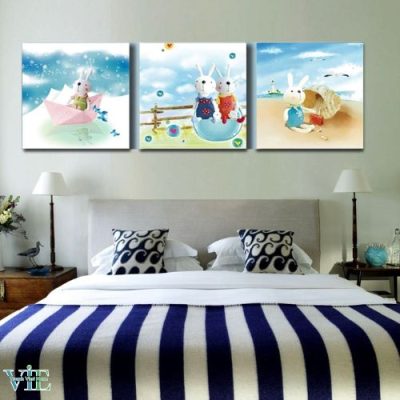 Tranh phong thuỷ phòng ngủ phù hợp cho trẻ nhỏ và thanh thiếu niên