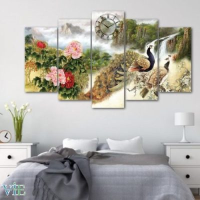 Tranh phong thủy phòng ngủ theo thiết kế ngôi nhà
