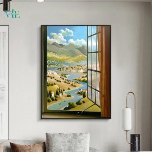 Tranh phong cảnh của sổ tâm hồn, tranh Vie Vn015