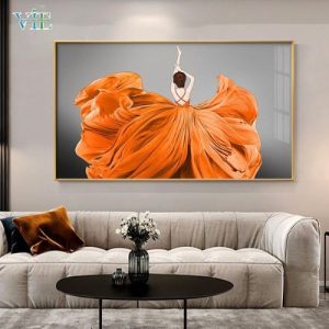 Tranh tráng gương cô gái quyễn rũ