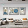 Tranh tráng gương đồng hồ, tranh vie 3D