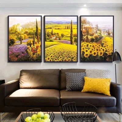 tranh canvas hoa hướng dương
