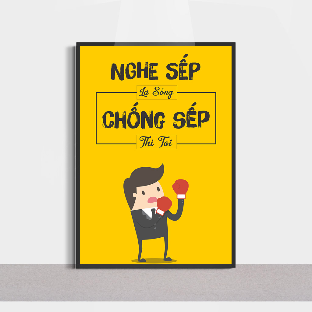 Tranh slogan văn phòng
