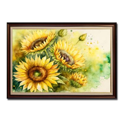 tranh canvas hoa hướng dương