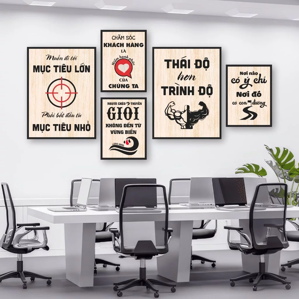 tranh cổ động slogan