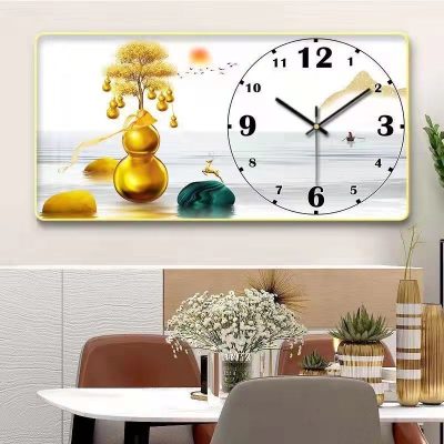 Tranh đồng hồ tráng gương