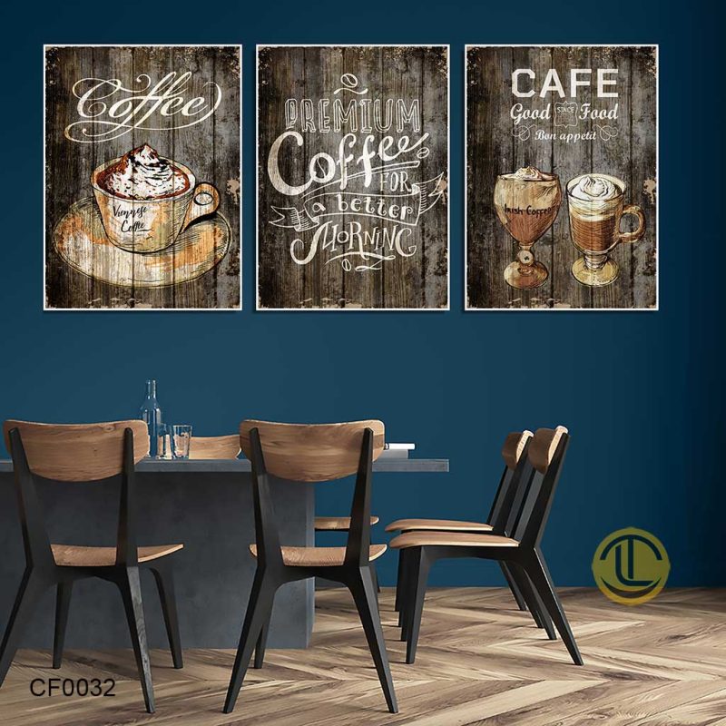 Tranh canvas cho quán cafe
